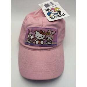 Hello Kitty and Friends Pink Baseball Cap Hat Gift New My Melody Kuromi